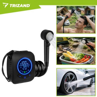 Utazó zuhany 8000 mAh-s akkumulátorral