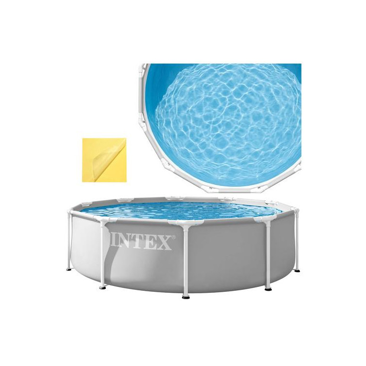 Kerek kerti medence kerettel 305 x 76 cm 4485 l