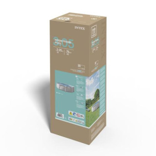 Kerek kerti medence kerettel 305 x 76 cm 4485 l