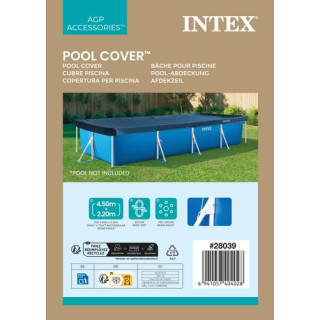 INTEX téglalap alakú medencefedés 450 x 220 cm