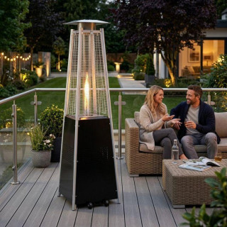 Gázüzemű kerti fűtőberendezés 180 cm 11,5 kW