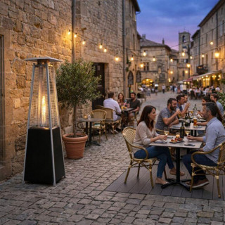 Gázüzemű kerti fűtőberendezés 180 cm 11,5 kW