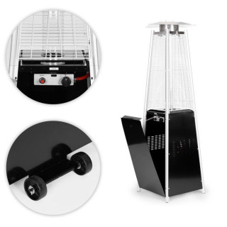 Gázüzemű kerti fűtőberendezés 180 cm 11,5 kW