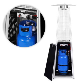 Gázüzemű kerti fűtőberendezés 180 cm 11,5 kW